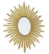 Antique Gold Oval Starburst Mirror