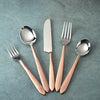 Crimson Hammered Flatware, 5- Pc. Place Setting - 5-Piece / Copper