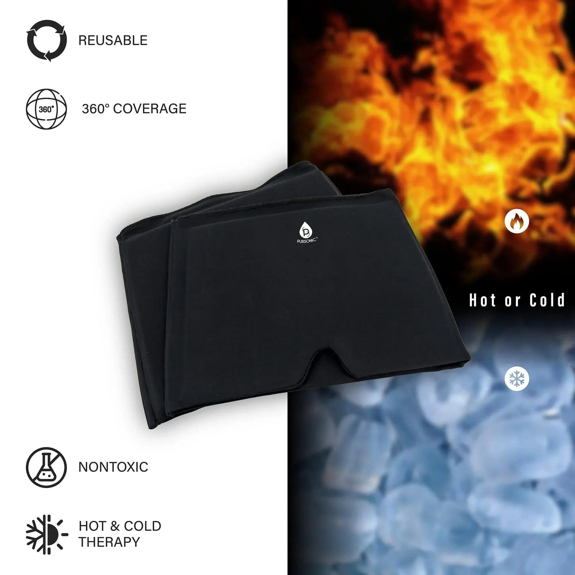 Reusable Hot and Cold Gel Ice Head Wrap – Instant Migraine Relief Cap - Gifts for You 'n Me