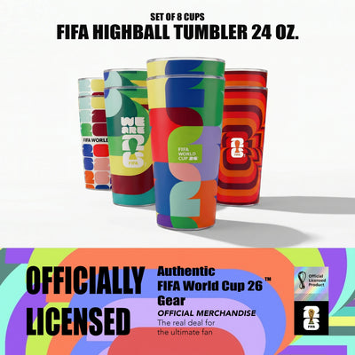 Atelier Sportif Official Official FIFA World Cup 2026 Edition 24 Oz Plastic Tumblers - 8 Pack