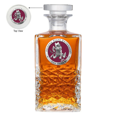 Arizona State University Sparky Logo Heritage Decanter