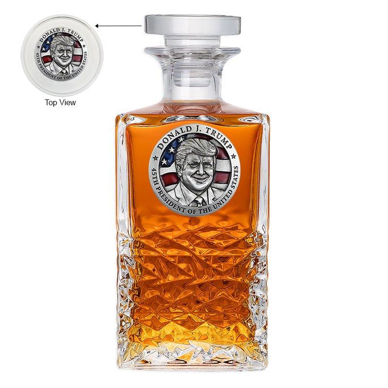 Donald Trump w/ Flag Heritage Decanter