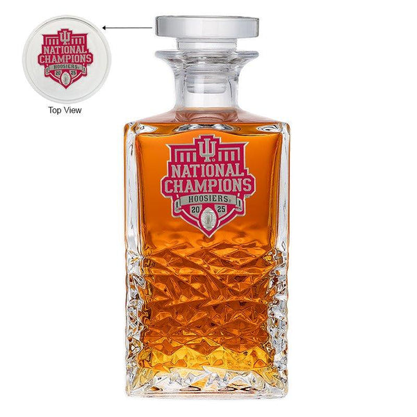 2025-26 Indiana National Champ Heritage Decanter