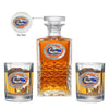 University of Florida Heritage Decanter with 2 Glasses