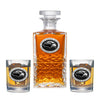 University of Southern Mississippi Heritage Decanter with 2 Glasses