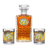 The University of Iowa Heritage Decanter with 2 Glasses