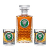 Marshall University Heritage Decanter with 2 Glasses