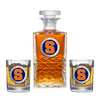 Syracuse University Heritage Decanter with 2 Glasses