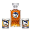 Georgia Southern University Heritage Decanter with 2 Glasses