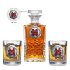 Mississippi State Baseball Logo Heritage Decanter with 2 Glasses