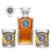 Florida State University Seminoles Heritage Decanter with 2 Glasses