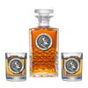 Florida State University Seminoles Heritage Decanter with 2 Glasses