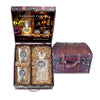 Grizzly Bear Heritage Decanter and 2 Glasses with Chest Box