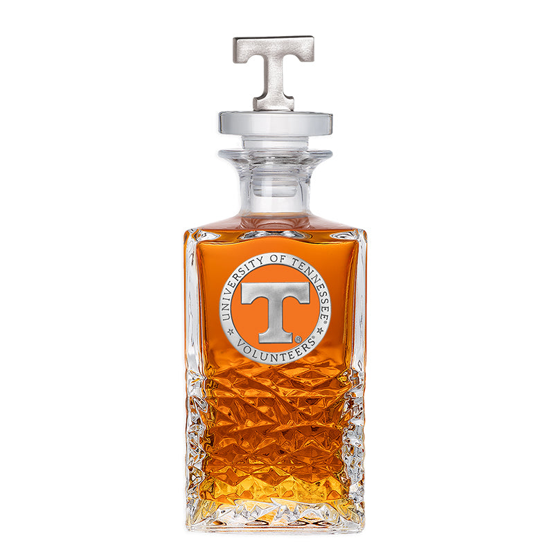 University of Tennessee Heritage Decanter with 3D Top