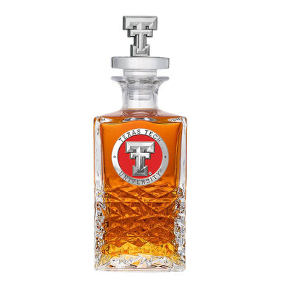 Texas Tech University Heritage Decanter with 3D Top