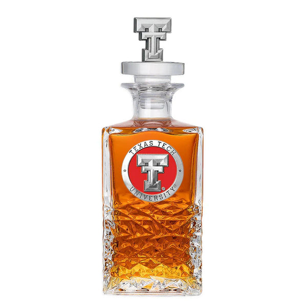 Texas Tech University Heritage Decanter with 3D Top