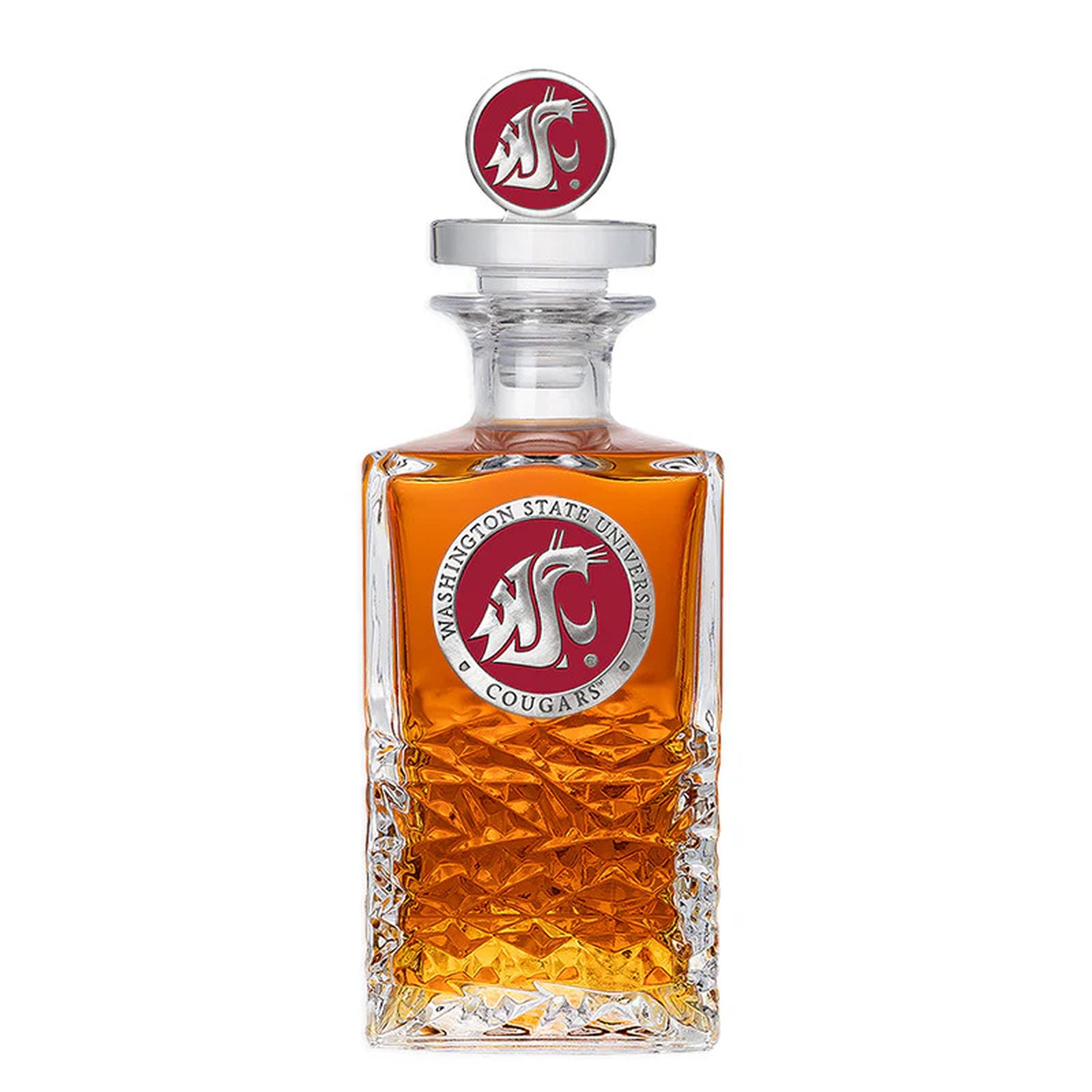 Washington State University Heritage Decanter with 3D Top