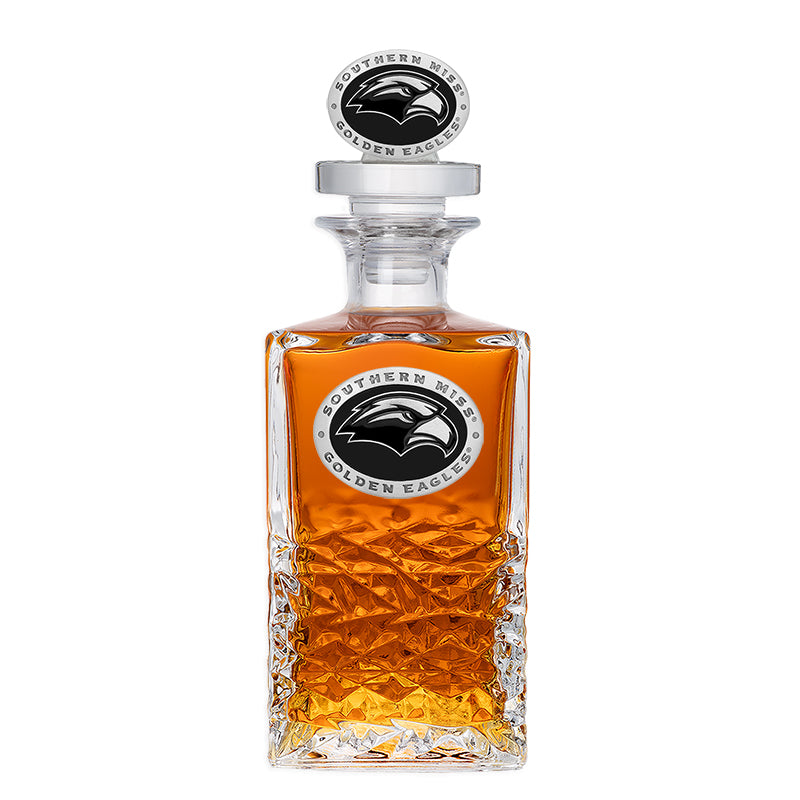 University of Southern Mississippi Heritage Decanter with 3D Top