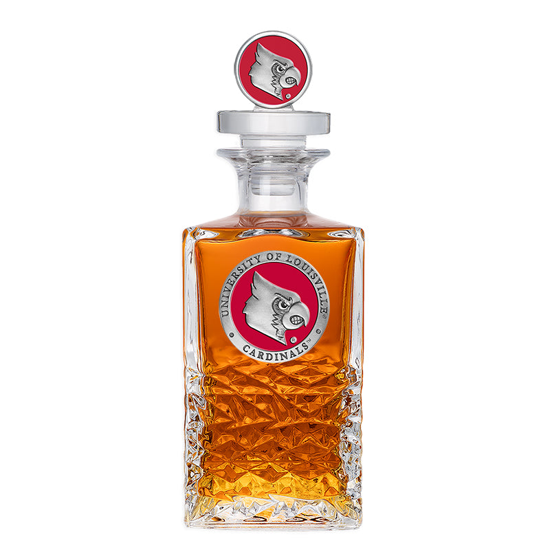 University of Louisville Heritage Decanter with 3D Top