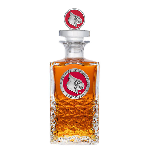 University of Louisville Heritage Decanter with 3D Top