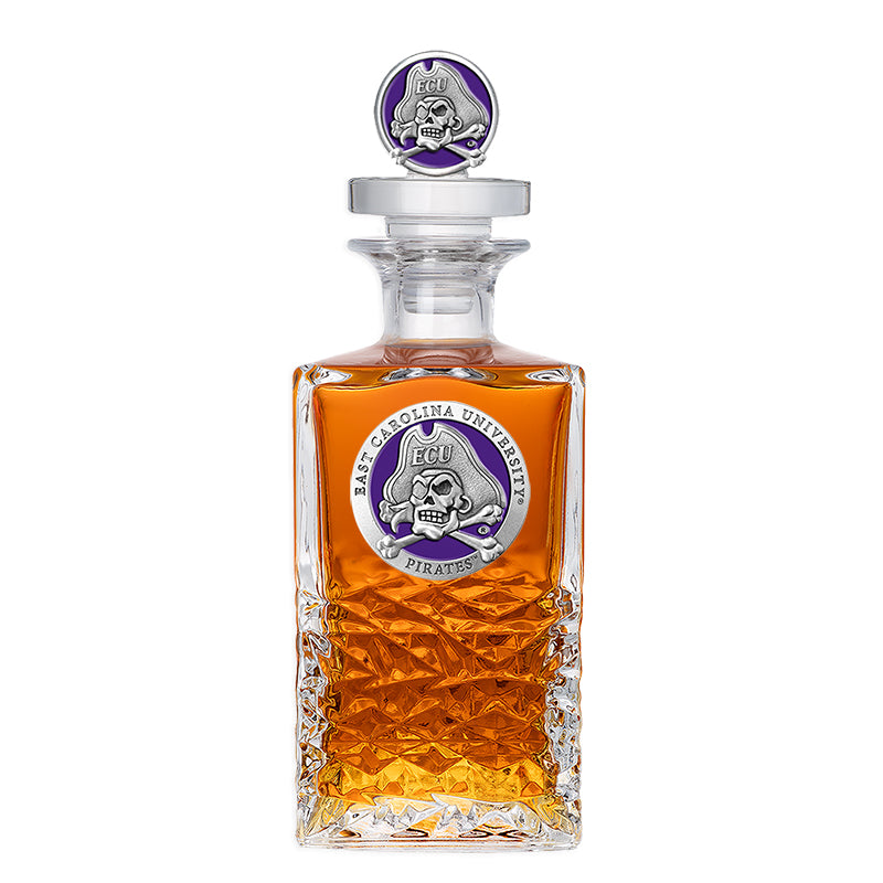 East Carolina University Heritage Decanter with 3D Top