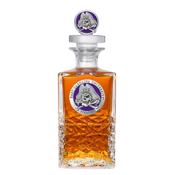 East Carolina University Heritage Decanter with 3D Top