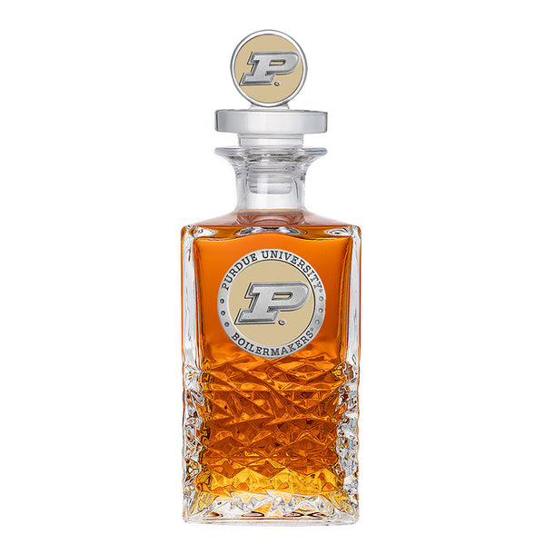 Purdue University Heritage Decanter with 3D Top