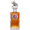 University of Alabama Heritage Decanter with 3D Top - Elephant