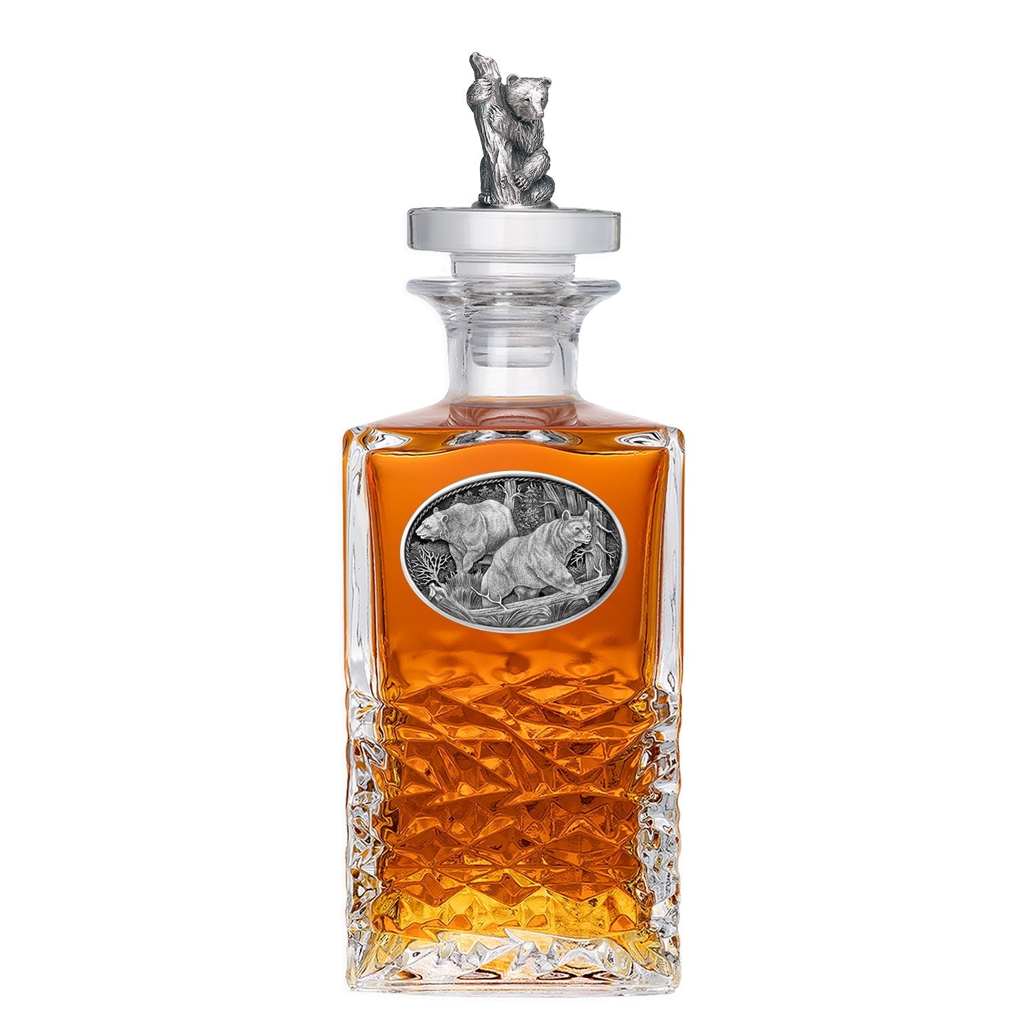 Black Bear Heritage Decanter with 3D Top