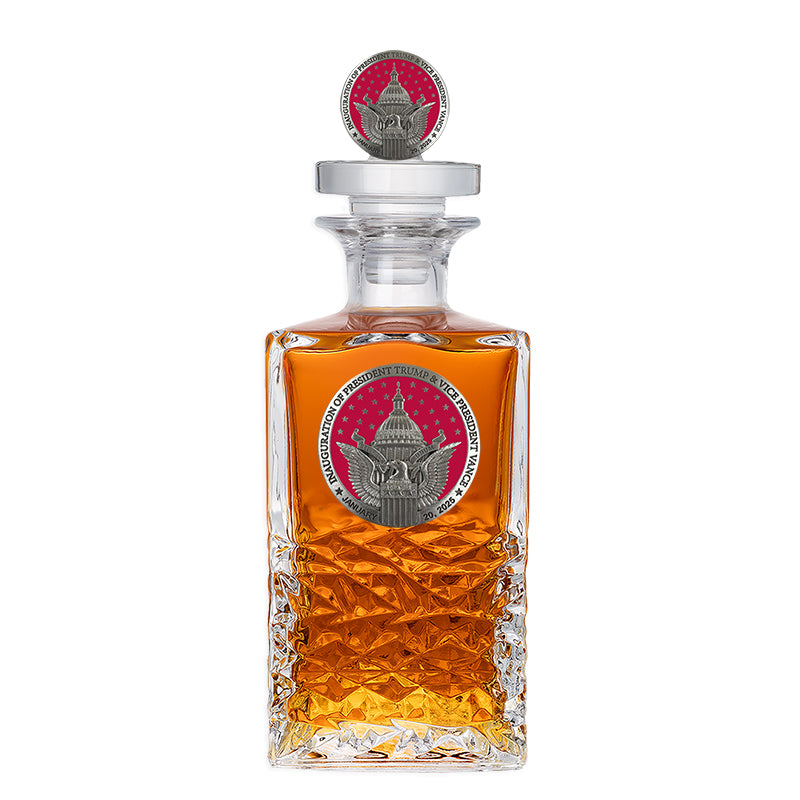 Trump & Vance  Inauguration 2025 Heritage Decanter with 3D Top