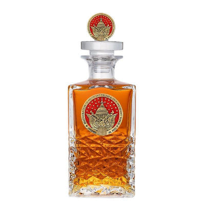 Trump & Vance  Inauguration 2025 Heritage Decanter with 3D Top 24K Gold Plated Limited Edition