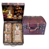 Clemson University Heritage Decanter with 3D Top and 2 Glasses with Chest Box