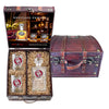 University of Oklahoma Heritage Decanter with 3D Top and 2 Glasses with Chest Box