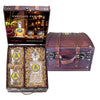 Appalachian State University Heritage Decanter with 3D Top and 2 Glasses with Chest Box