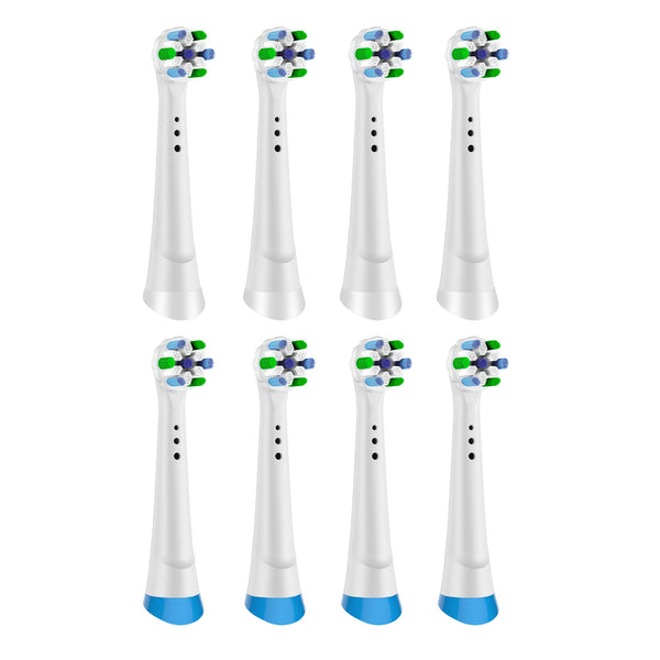 8-Pack Replacement Brush Heads Compatible with Oral-B iO Series 2–10