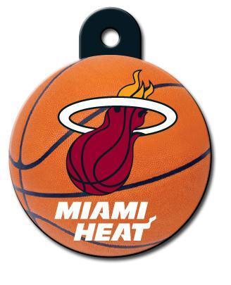 Miami Heat NBA Pet ID Tag - Large Circle - Gifts for You 'n Me
