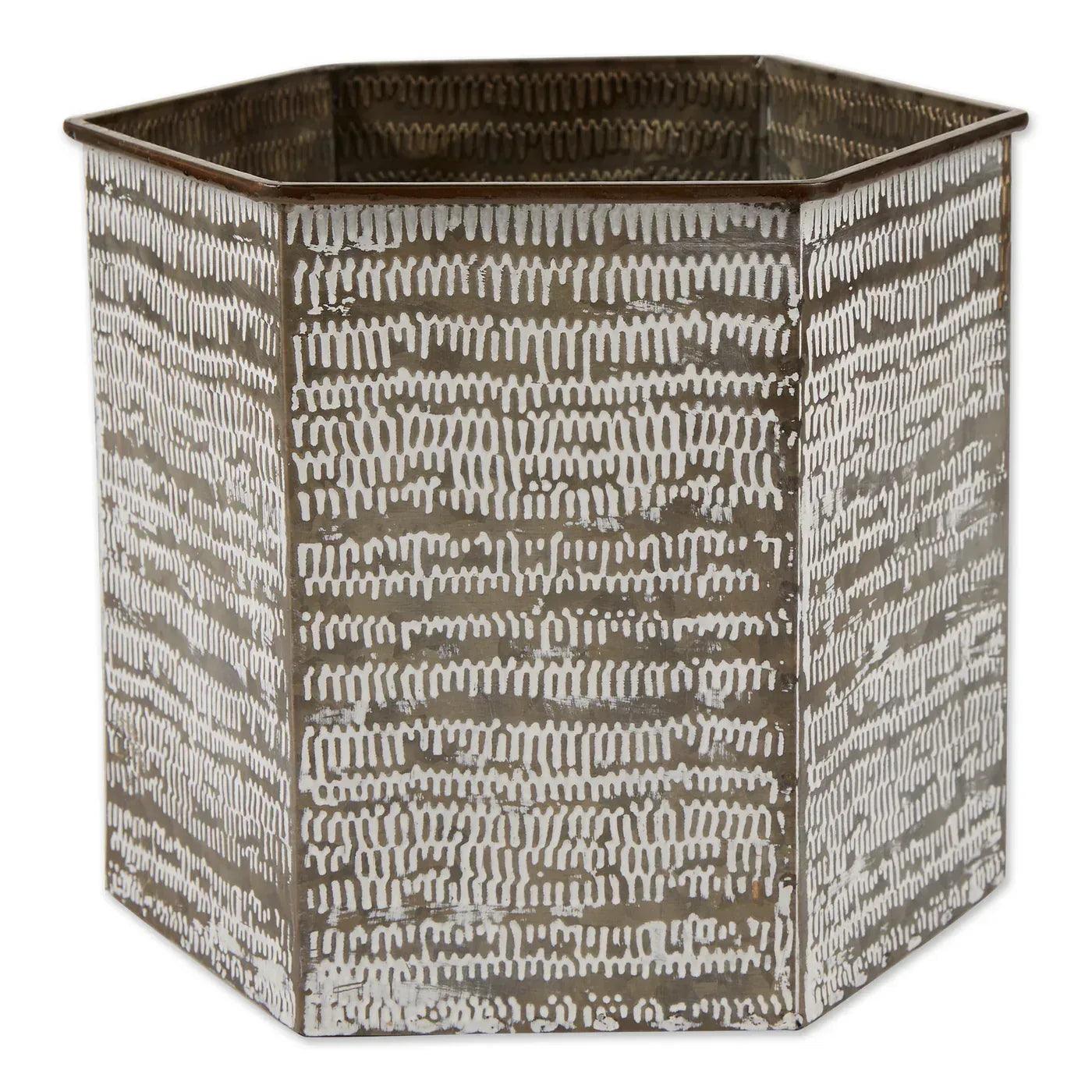 HEXAGON BUCKET PLANT STAND SET/2 - Gifts for You 'n Me