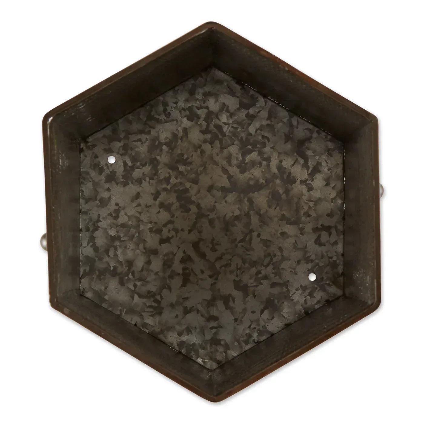 HEXAGON BUCKET PLANT STAND SET/2 - Gifts for You 'n Me