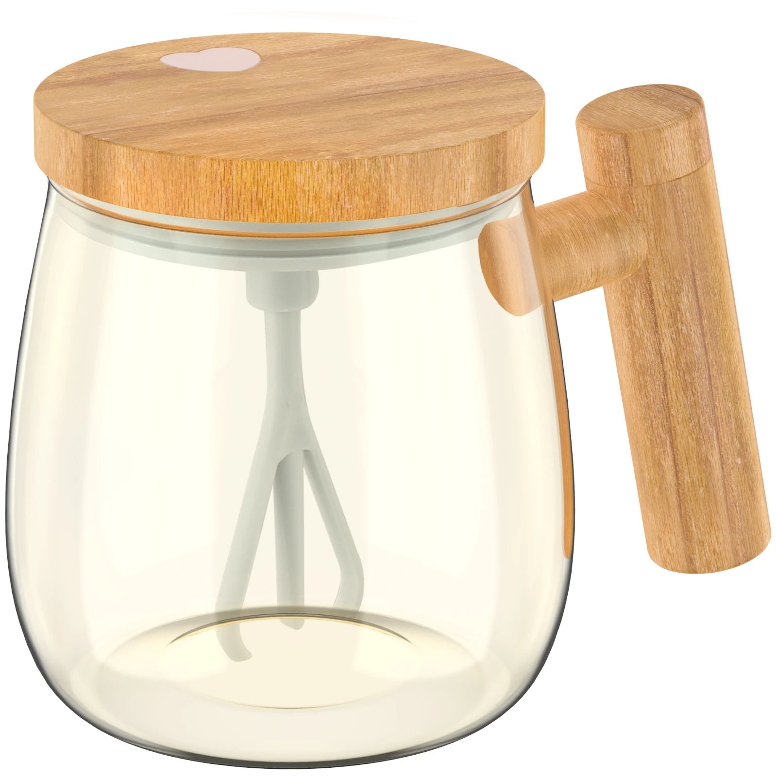 Self Stirring Bamboo Mug