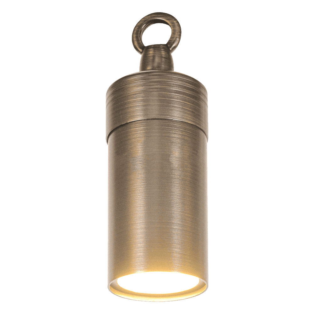 HLB01 12V LED Low Voltage Brass Cylinder Pendant Light Hanging Downlight Fixture