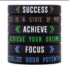 Silicone Wristband Rubber Band Motivational Bracelet For Men And Women Perfect Gift Jewelry Cool Style