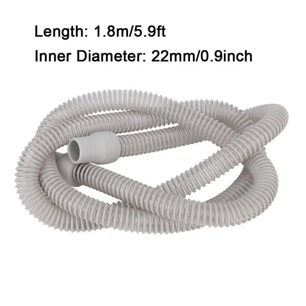 180cm CPAP Tube Tubing Universal Plastic Breathing Machine Accessories for Respiratory Ventilator Respirator Tubing Length