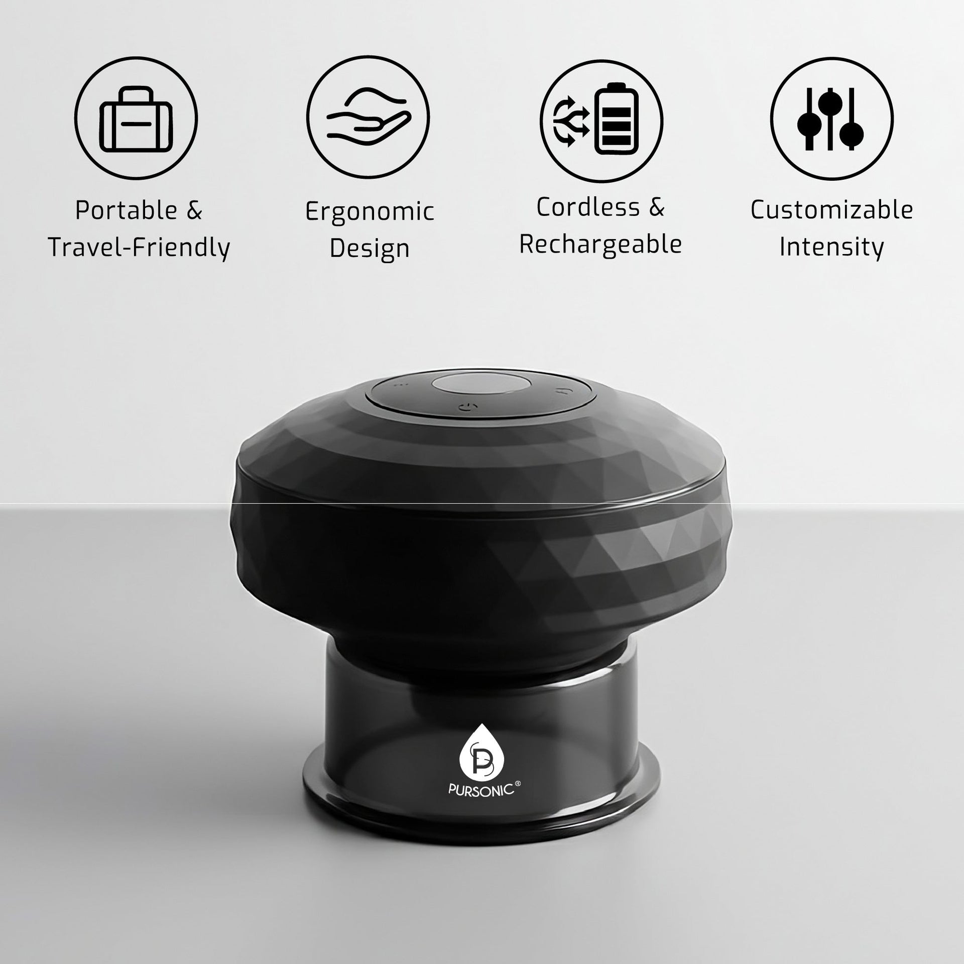 Rechargeable Cupping Therapy Device & Stomach & Back Massager