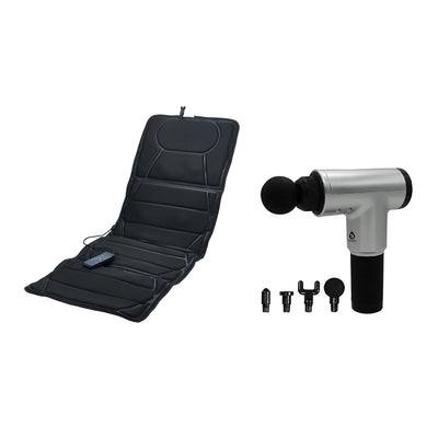 Pursonic Full-Body Massage Mat & 6-Speed Cordless Deep Tissue Massage Gun