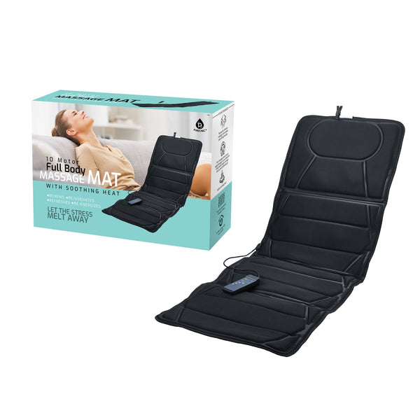 Pursonic Full-Body Massage Mat & 6-Speed Cordless Deep Tissue Massage Gun