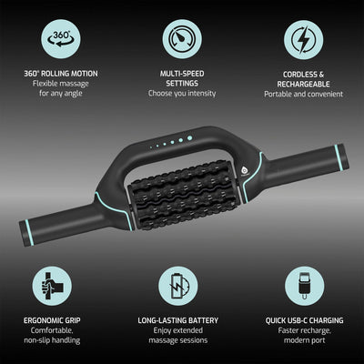Rechargeable Rolling Massager – Relaxation Anytime, Anywhere