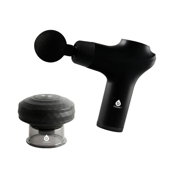 3-Speed Massage Gun & Rechargeable Cupping Therapy Device