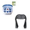 Ultimate Recovery Bundle: Pursonic 3D Shiatsu Back Massager & Heated Foot Spa