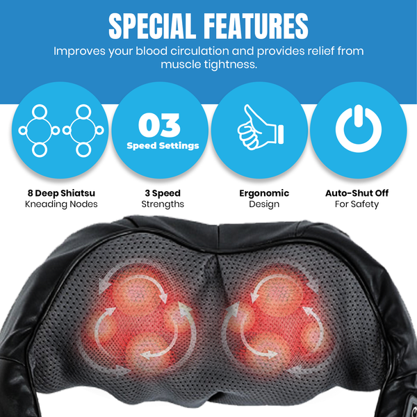 Ultimate Recovery Bundle: Pursonic 3D Shiatsu Back Massager & Heated Foot Spa