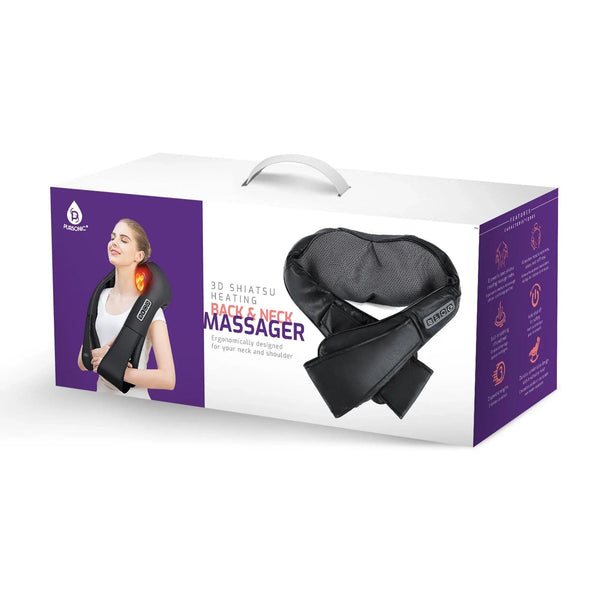 Pursonic 3D Shiatsu Heating Back and Neck Massager - Gifts for You 'n Me